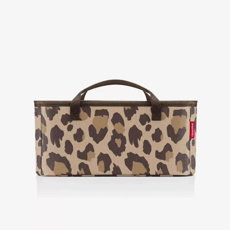 Organizador de bolsa reisenthel Organizer Leo Macchiato poliéster 36x18x16 cm 8 L castanho