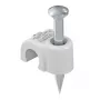 Clipe de pregar isolado OBO Bettermann 9 mm cinzento claro (pack de 100) 2227746