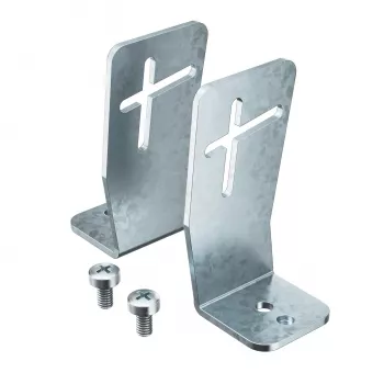 Suporte de aparelhos OBO Bettermann 7403850 OKB IT, aço, galvanizado em fita, para calha de cabos de 100 mm