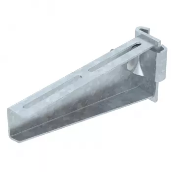Consola de braço OBO Bettermann AS 55, galvanizada a quente, alcance 210 mm, perfil 55x30 mm 6419286