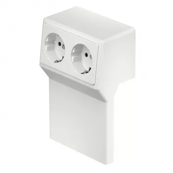 Caixa de aparelhagem OBO BETTERMANN Rehau com tomada dupla RD 2GT40105 (6132171)
