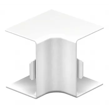 Cobertura de canto interior OBO Bettermann WDKH 30045 para calha de parede e teto 30 x 45 mm, branco puro RAL 9010 (6175590)