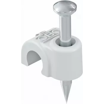 Abraçadeira de prego isolada OBO Bettermann 6-7 mm cinzento claro PP 200 unidades (2227460)