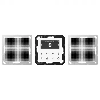 Rádio inteligente JUNG DABA2BTWW DAB+ com Bluetooth e FM