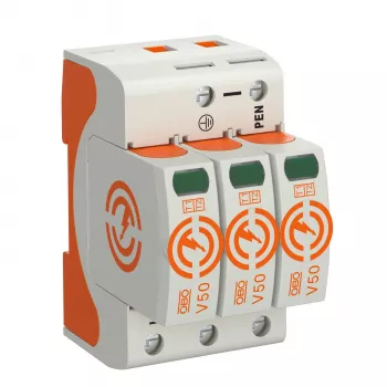 Para-raios OBO V50-3-280 CombiController 3 polos 280V Tipo 1+2 5093511