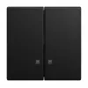 Tecla Busch-Jaeger Busch-balance SI para interruptor de controlo de série com luz de controlo, preto mate 2CKA001731A4039