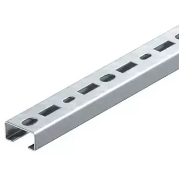 OBO Bettermann CML3518P0150FT Calha perfil C perfurada, 150 mm, aço galvanizado