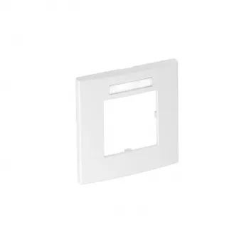 OBO Bettermann AR45-BSF1 RW Moldura de cobertura 1-fach 84x84mm branco puro 6119338