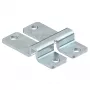 OBO WB GR FT Fixador de parede e chão para calhas de cabos de grelha, aparafusável/rebitável, aço galvanizado a quente 6017160