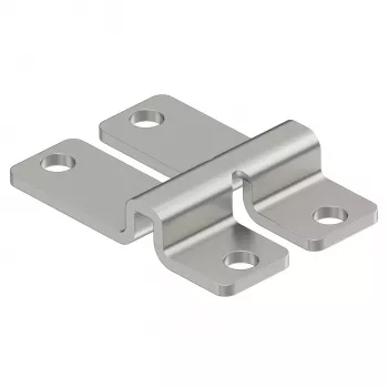 OBO BETTERMANN WB Fixador de parede e chão para calhas de cabos de grelha, montagem por rebite/parafuso, 47x32x9 mm, aço eletrogalvanizado (6017164)