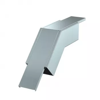 OBO BETTERMANN PLM-BF 45° Curva descendente para suporte de cabos 800x100mm galvanizado a quente 7218106