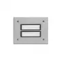 Grothe ETA 802 EV1 Placa de cobertura 95x95mm alumínio anodizado prateado para postos de porta modulares 55802