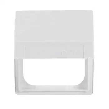 Busch-Jaeger anel intermédio com tampa basculante, branco alpino (RAL 9016), 1 via, encastrado, IP44, isento de halogéneos 2CKA001719A0220