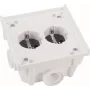 ABL Sursum 1632602 tomada SCHUKO, 4 vias, 16A, IP44, preto