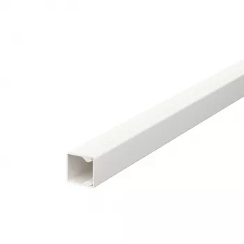 OBO BETTERMANN WDK15015RW canal de cabos 15x15x2000mm PVC branco puro com perfuração no fundo 6191002