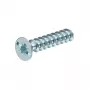 OBO Bettermann 2003268 parafuso para aparelhos M4 x 10 mm, cabeça lenticular, fenda, aço, zincado, 50 unidades
