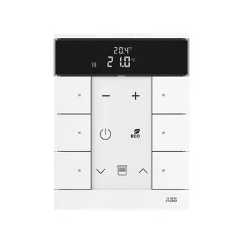 Busch-Jaeger Termostato ambiente 6 vezes, branco estúdio SBR-F-6.0.1-84 2CKA006220A0864