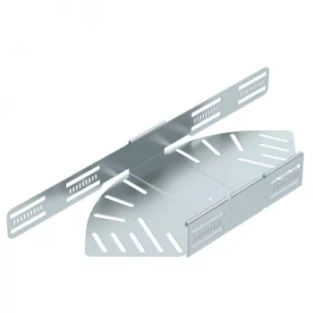 OBO Bettermann RB W 620 FS Curva horizontal ajustável 600 mm, aço galvanizado a quente 6037104