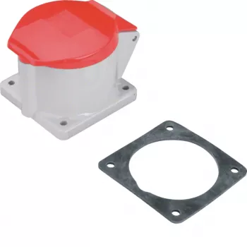 HAGER ECEE325 Tomada CEE de montagem saliente reta 32 A IP44