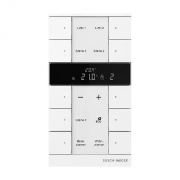 Busch-Jaeger Termostato ambiente 10 vezes, branco SBR-F-10.0.11-84 (2CKA006220A0889)