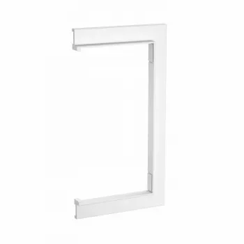 OBO BETTERMANN Rehau SIGNA BASE Aro de cobertura de parede 70x130 mm, RAL 9010 branco puro (6132801)