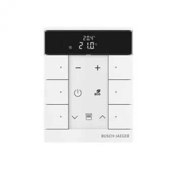 Busch-Jaeger Termostato ambiente 6 vezes, branco mate SBR-F-6.0.11-884 2CKA006220A0894