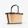 Reisenthel Carrybag Frame Raffia Black cesto de compras 22L BK 7079
