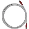 Cabo coaxial para satélite Maxtrack ficha F para ficha F 6 m branco FQMS6,0L