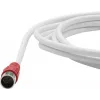 Cabo coaxial para satélite Maxtrack ficha F para ficha F 6 m branco FQMS6,0L