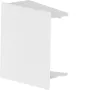 HAGER LFS6006069016 peça terminal para calha de cabos 60x60 mm, chapa de aço, branco tráfego