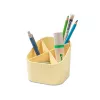 HAN X-LOOP porta-canetas amarelo pastel plástico 4 compartimentos 111 x 111 x 105 mm 17238-815D