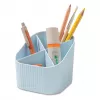 HAN X-LOOP porta-canetas, azul pastel, 4 compartimentos, 11,1 x 11,1 x 10,5 cm 17238-884D