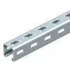 OBO Bettermann MS4141PP03 calha perfil C com furação lateral, 41x41 mm, 3000 mm, aço galvanizado a quente 1122500