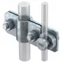 OBO Bettermann terminal de ligação 2710/25 25mm terminal cruzado para condutores redondos e planos (5001226)