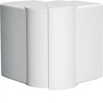 Hager canto exterior LFF6009039016 para calha de cabos 60x90 mm, branco tráfego (RAL 9016)
