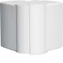 Hager canto exterior LFF6009039016 para calha de cabos 60x90 mm, branco tráfego (RAL 9016)