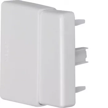 Hager LFF6006067035 peça terminal para calha de cabos 60x60 mm, cinzento claro