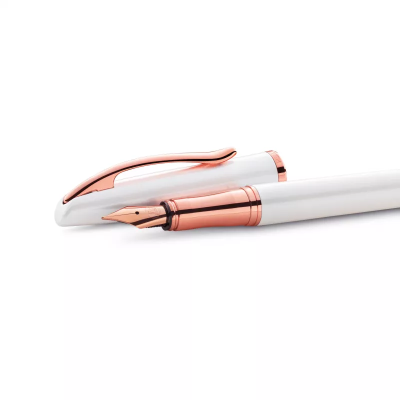 Pelikan Jazz Noble Elegance White conjunto de escrita (caneta de tinta permanente e esferográfica, aparo médio) 400197471