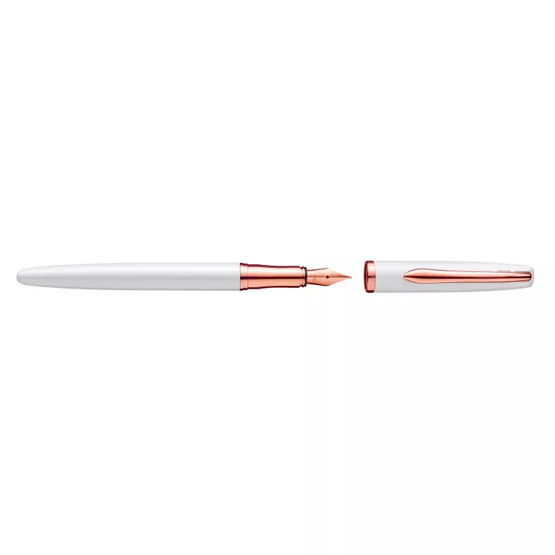 Pelikan Jazz Noble Elegance White conjunto de escrita (caneta de tinta permanente e esferográfica, aparo médio) 400197471
