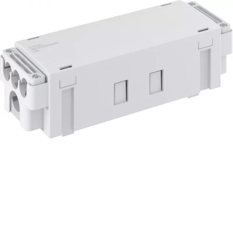 Hager Caixa de derivação GKVD26WK01 para sistemas de canal de peitoril 2x 5G2.5 + 6x 3G1