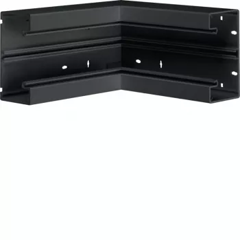 HAGER BR6513049011 Canto interior para canal de cabos 65x130 mm, plástico, preto grafite RAL 9011
