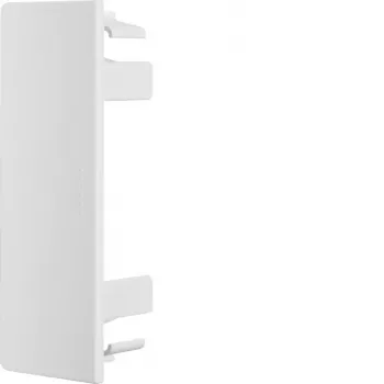 Hager LF4011069016 Tampa terminal isenta de halogéneos para canal de cabos 40x110mm, branco puro