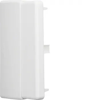 Hager LFE Tampa terminal ajustável ASA resistente às intempéries estabilizada aos UV para canal de cabos 60x110mm, branco tráfego LFE6011069016