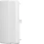 Hager LFE Tampa terminal ajustável ASA resistente às intempéries estabilizada aos UV para canal de cabos 60x110mm, branco tráfego LFE6011069016