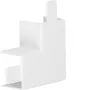 HAGER Conector de curva plana hfr PVC LF3003059016 para LF 30x30mm branco tráfego