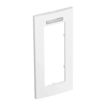 OBO Bettermann Módulo 45 Moldura de cobertura, 3 tomadas, branco puro (AR45-BSF3 RW) 6119387
