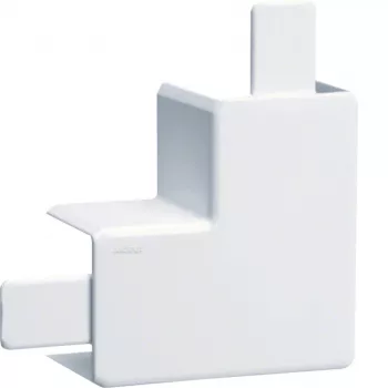 Hager TEH LFF2003559016 Curva plana, isenta de halogéneos, para LF/LFF 20x33 mm, branco