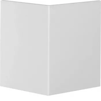Hager Canto exterior BR0802A9016 para canal de cabos 80mm, branco tráfego