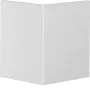 Hager Canto exterior BR0802A9016 para canal de cabos 80mm, branco tráfego