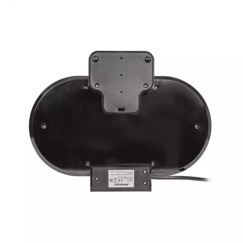 Steba WE 2 máquina de waffles dupla, luz indicadora, dobrável, revestimento antiaderente, preta 183400